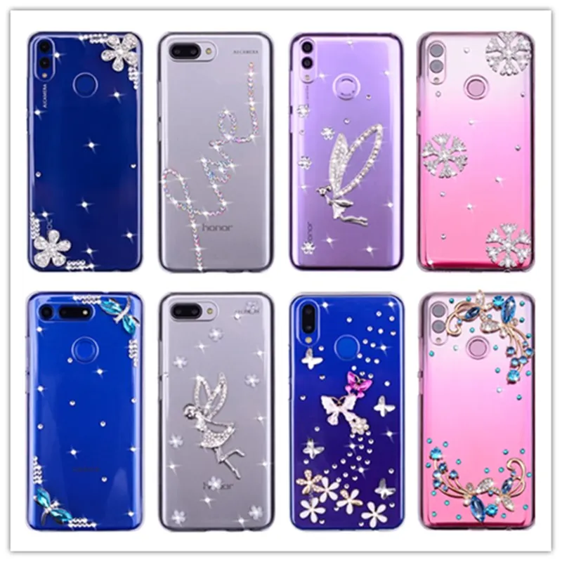 

Bling Diamond Case For Huawei P Smart Y9 Y6 Y7 Pro Prime Y7 2019 P30 Pro P20 Lite Mate 20 Lite 20X Honor 8X 8C 10 7A 7C Cover