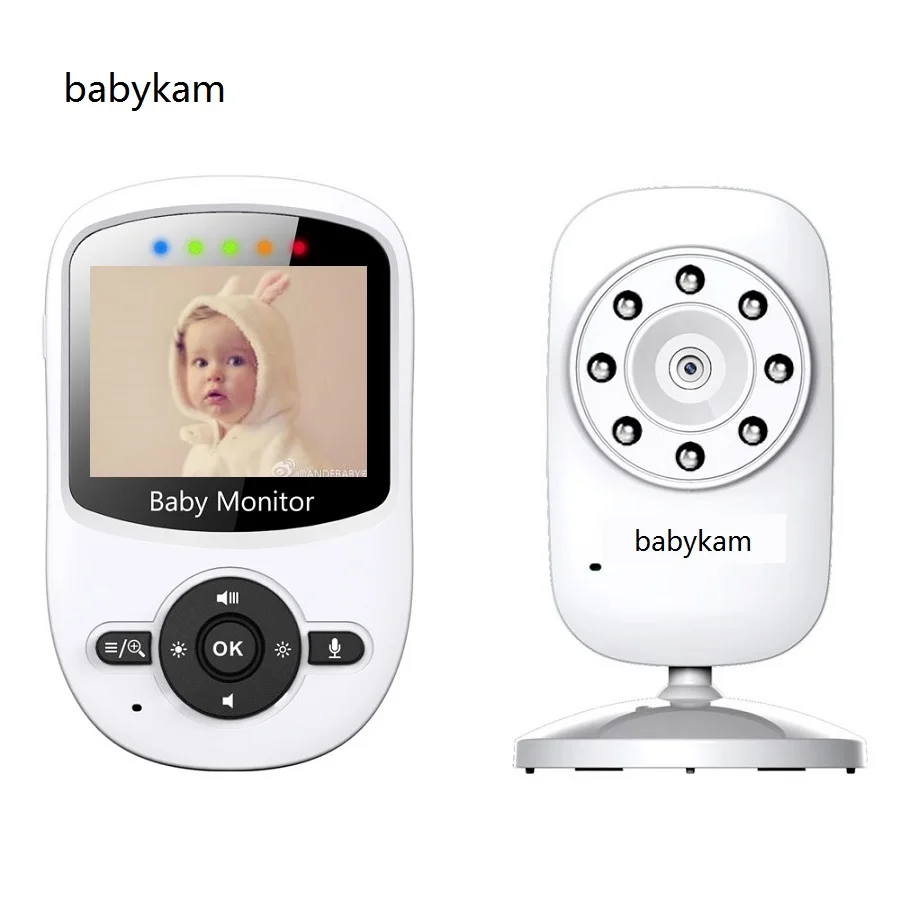 

Babykam baba electronics sem fio doppler fetal 2.4 inch IR Night Vision Intercom Lullaby Temperature Monitor Zoom baby monitors