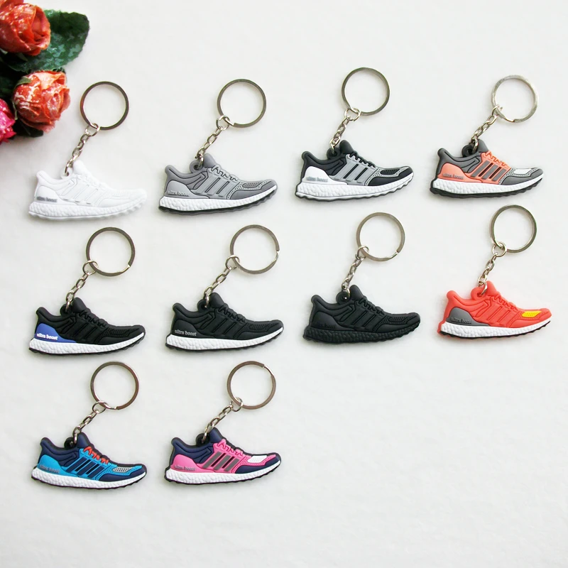 Silicone Jordan Shoes Ultra Boost Keychain Key Chain Sneaker Car Key
