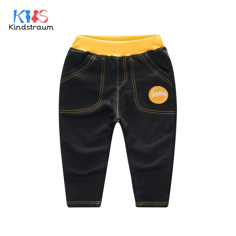 

Kindstraum Kids Spring Fashion Casual Pants Cotton Boys Autumn Sweatpant 24M-10Y Children Brand New Casual Trousers, MC1027