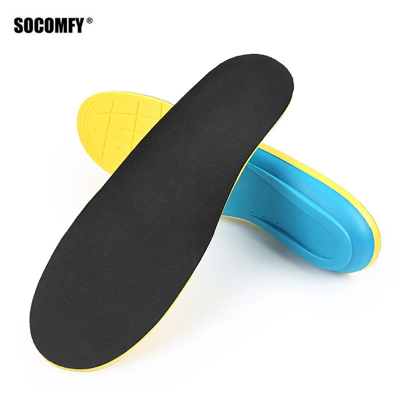 

SCOMFY EVA Sports Shock Absorption Insoles Orthotic Insoles Shoe Pad for Arch Support Plantar Fasciitis Flat Feet Back Heel Pain