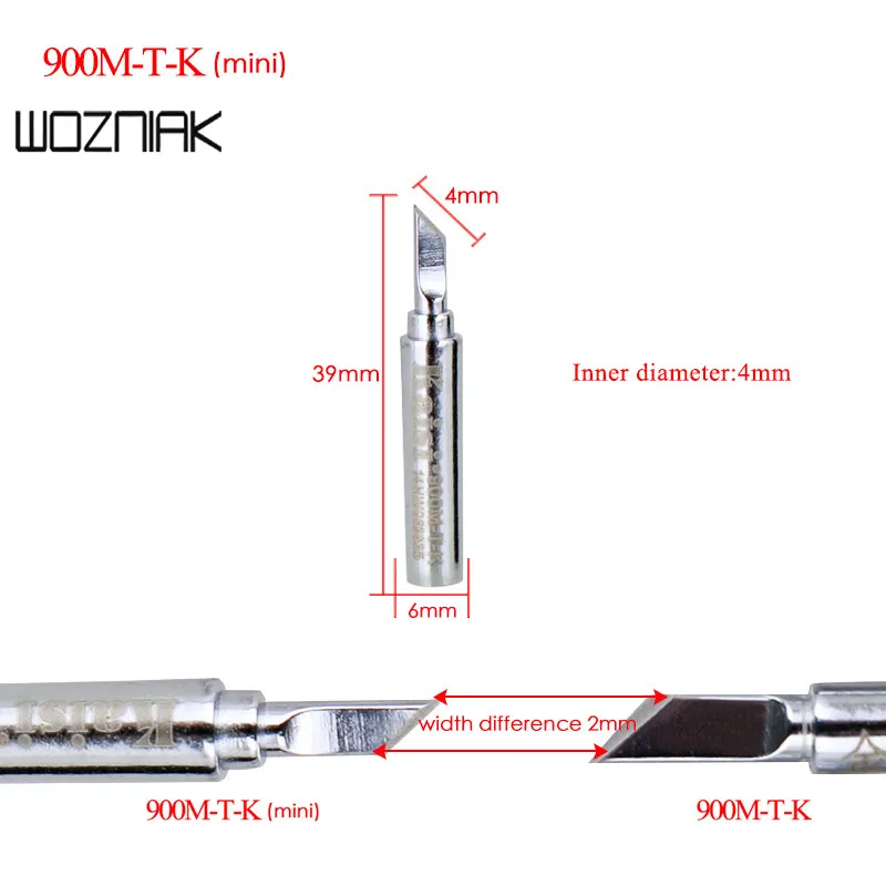 Kaisi Лучшая цена 900 м паяльник 936 паяльник советы 900M-T-IS Black Edition Подкова плоский наконечник железа