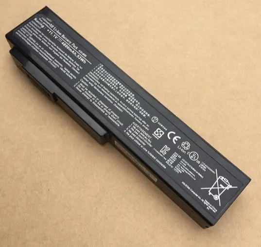 

Battery For ASUS N53S X44H A84S K53S A53S K43 X53E P43S AS325LH A32-K53 10.8V 5200mAh 11.1V 4400mAh