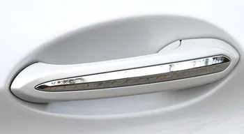 

For BMW 5 Series G30 530li 2018 Car Accessories ABS Polish Door Handle Trims 4pcs