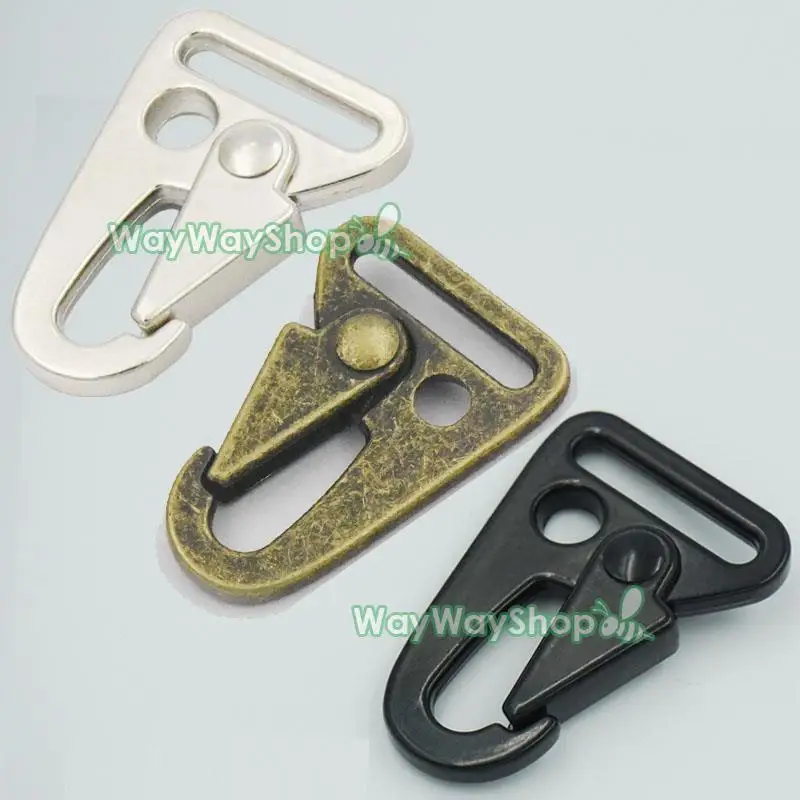 

5 pcs HK Sling Clips Olecranon Hook Spring Gate Snap for Webbing Strap Buckles1" 25mm