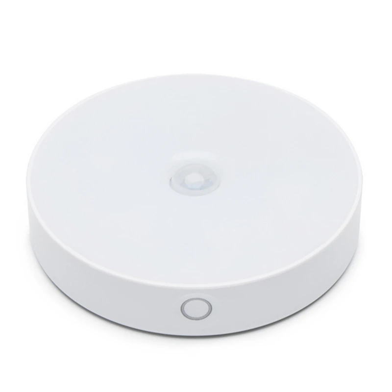  CLAITE 6 LED USB Rechargeable PIR Motion Sensor Light Control LED Night Lamp Magnet Wall Light Warm - 33025003461