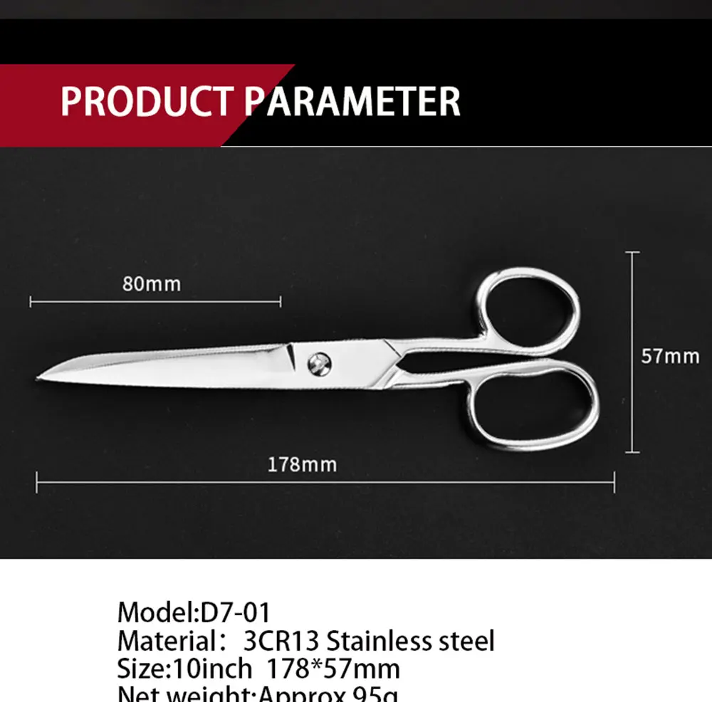 MA LANG 7 дюймов нержавеющая сталь Профессиональные портновские ножницы острые сверхпрочные кожаные ножницы швейные ножницы