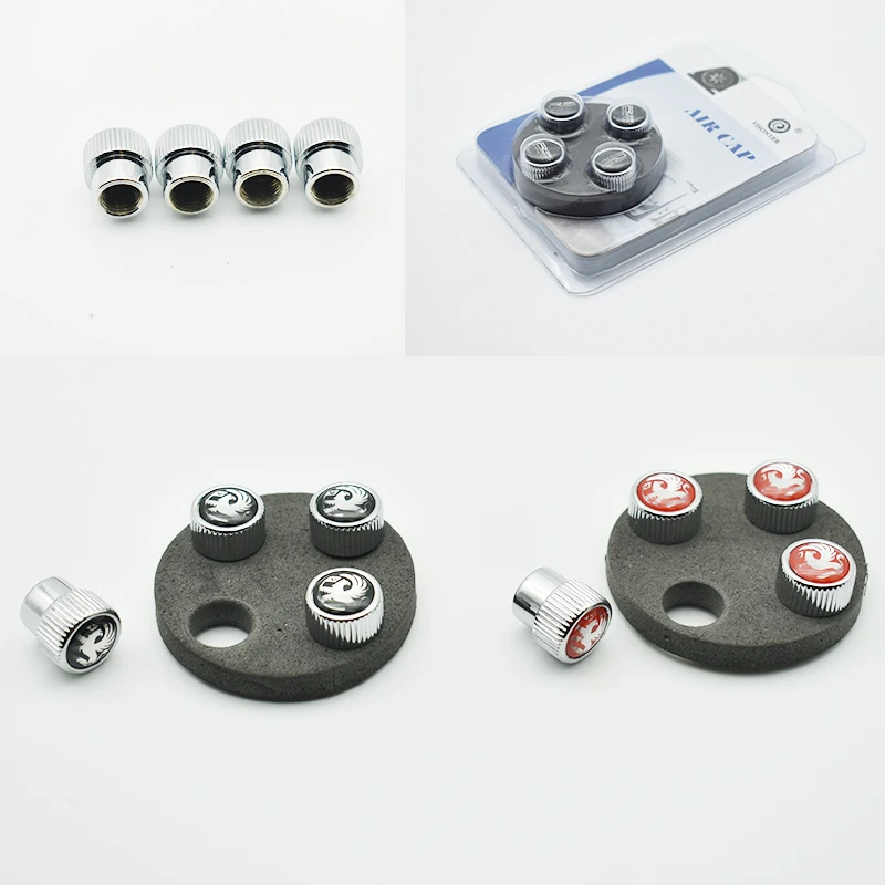 

1 set Top Quality Chrome car wheel valve stem cap auto metal For VAUXHALL