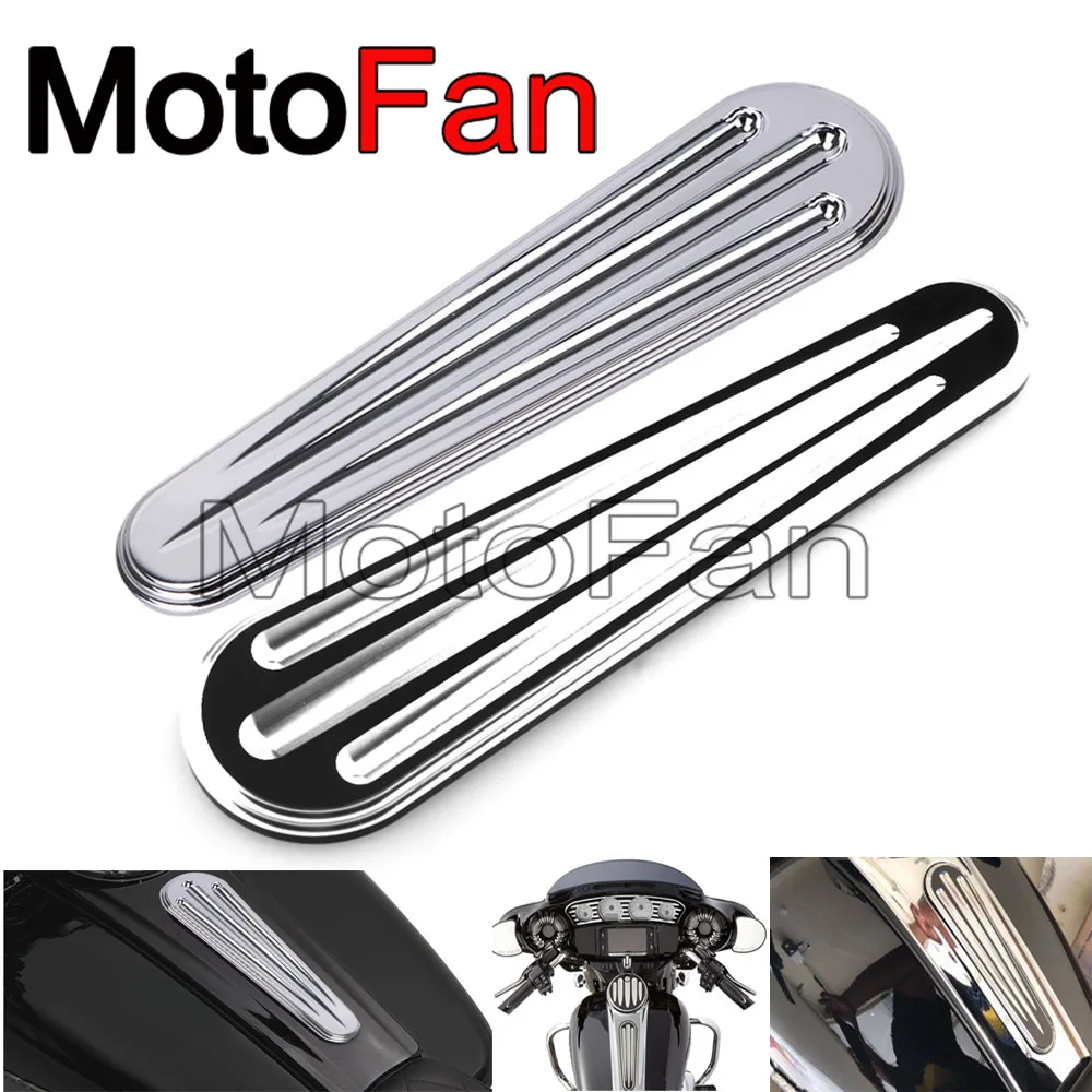 

Custom Motorcycle Accessories Gas Tank Dash Cover Insert For Harley Davidson Touring Road Street Glide FLHX FLTRX 2008 - 2018