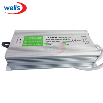 

LED Driver Power Supply Waterproof Outdoor 12V 5A 60W