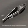 Fine 12cm stainless steel elbow corneal scissors micro scissors 1