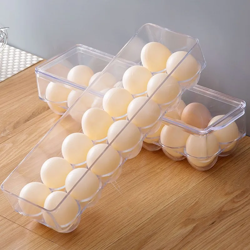 Холодильник Боковая дверь коробка для яиц домашняя прозрачная яичная сетка кухонный ящик для хранения яиц стойка для яиц WF7011027