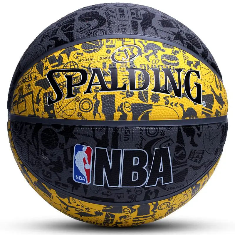 Spalding Баскетбол 7th студенческие дети Крытый Открытый Nba износостойкое соревнование баскетбольное оборудование Корзина мяч - Цвет: 83-307Y