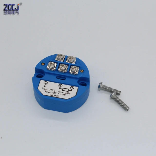 RTD PT100 Thermocouple Temperature Sensor Transmitter 0-250C Output 0-5V