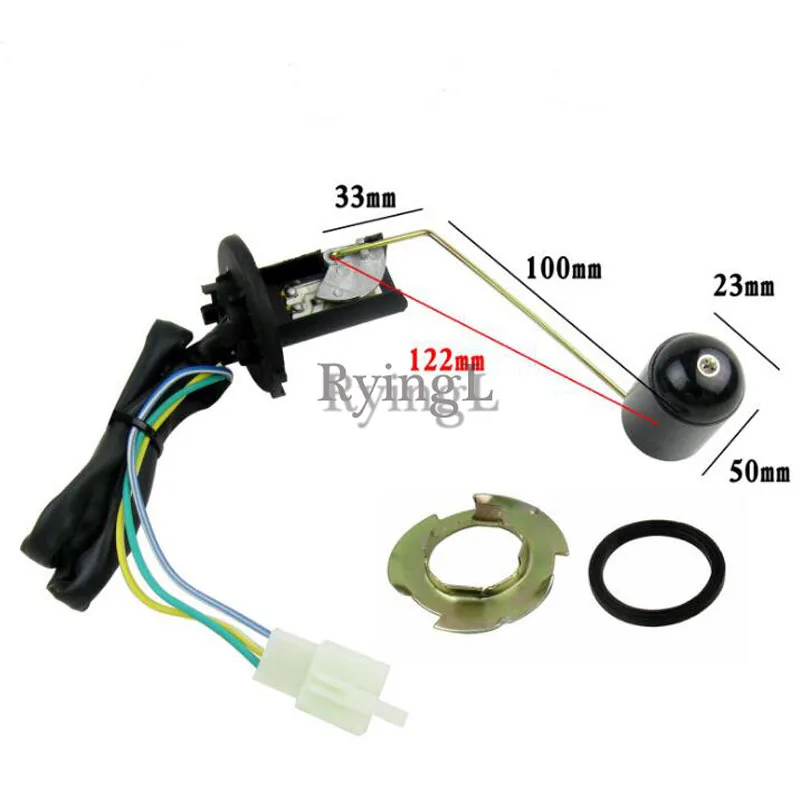 

Motorcycle Fuel Petrol Level Sender Unit Float Sensor Kit For 125-150cc GY6 Scooters Vehicles