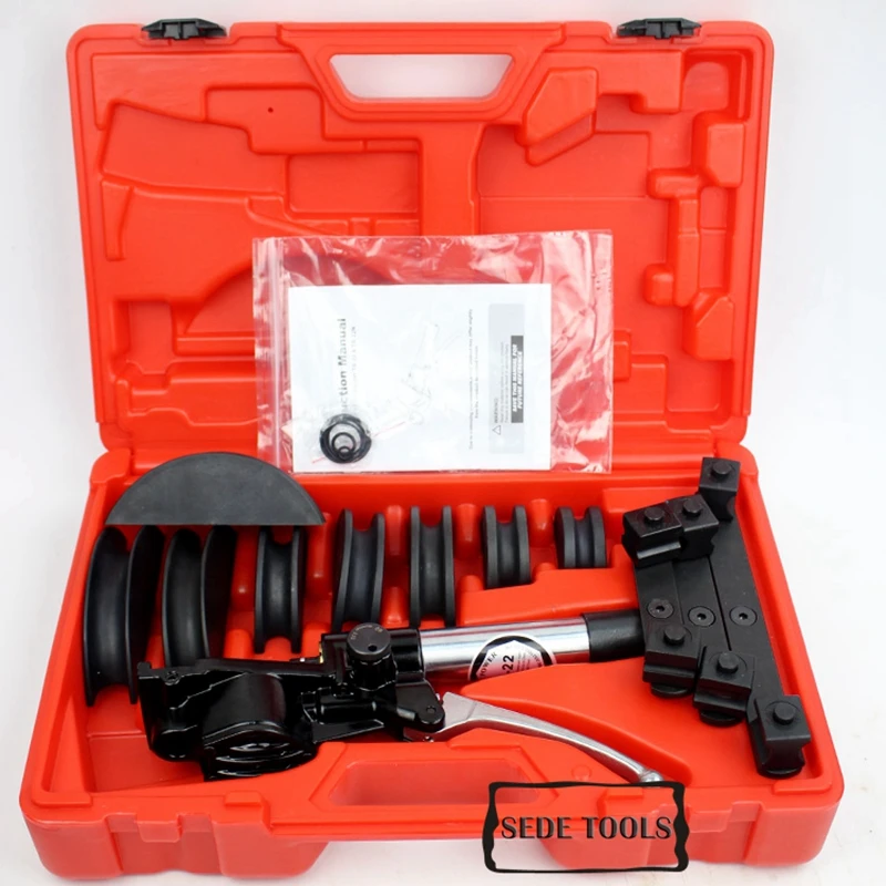 Hydraulic Manual Pipe Bender Tube Bender with Nylon former in 10,12,14