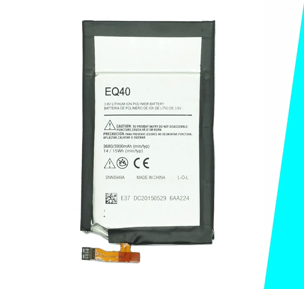 

EVENZEAL 1x Smart Mobile Cell Phone Replacement Battery For Motorola Moto Droid Turbo XT1225 XT1254 EQ40 / EQ 40 3680mAh / 14Wh