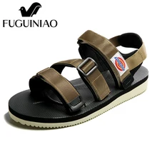 Модные водонепроницаемые Летние повседневные мужские сандалии-гладиаторы на плоской подошве; мужская пляжная обувь для отдыха в стиле ретро; Zapatos Hombrez Sandalias