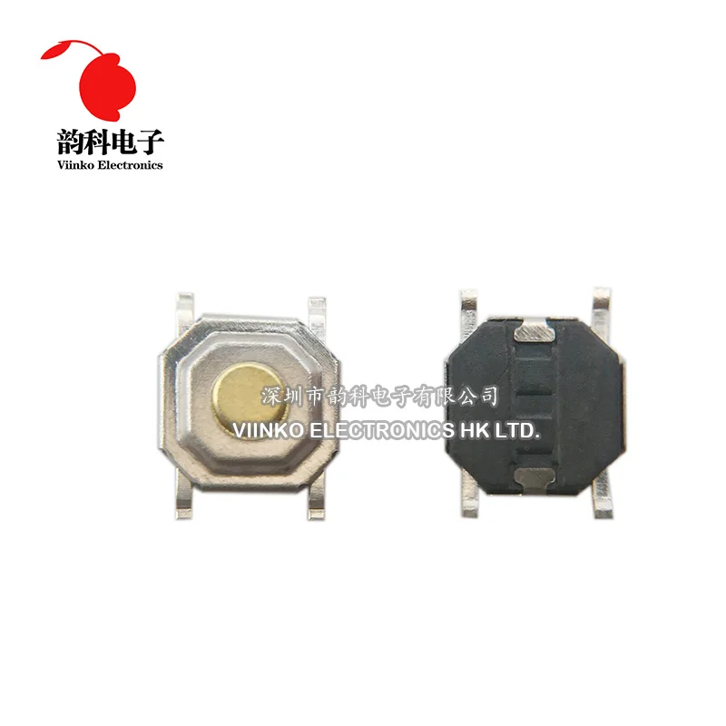 100 шт. 4*4*1 5 мм 4x4x1 SMD Кнопочный микропереключатель тактовый переключатель |
