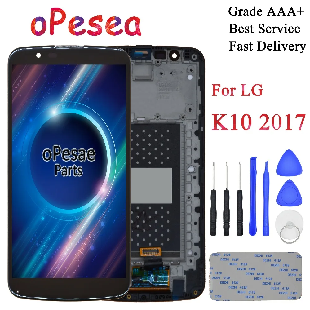 OPesea 5 3 ''для LG K10 2017 M250 M250N ЖК-дисплей кодирующий преобразователь сенсорного