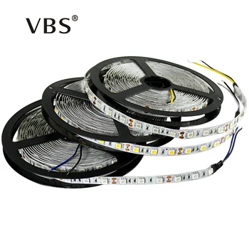 

LED Strip 5050 12V Flexible Light 60 leds/m White Warm White Red Greed Blue Yellow RGB Color 5m/lot More Brighter Than 3528