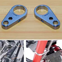 " 25 мм CNC мотоцикл алюминиевая рукоятка Бар основа для установки клипонов кабельный зажим для Harley Dyna Fat Bob FXDF