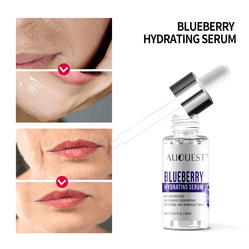 AuQuest Blueberry увлажняющая антивозрастная Сыворотка для лица красота глицерин чистая отбеливающая сыворотка уход за кожей лица 15 мл