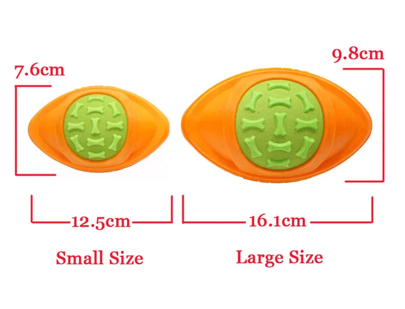 CAITEC игрушки для собак футбол для собак плавучий скрипучий жесткий и крепкий подходит для наружного бросания подходит для средних и больших собак