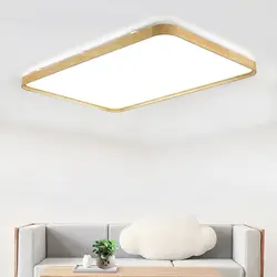18 W квадратном деревянном светодиодный потолочный светильник AC220V led-панели для потолка светильники удаленного Управление домой кафе