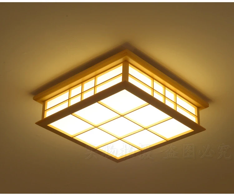 Modern Japanese Style Tatami Delicate Crafts Square Wooden Frame