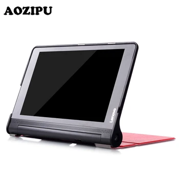 

10.1 Inch Tablet Protective Cover for Lenovo Yoga Tab3 Plus 10.1 YT-X703 PU Leather Case for Lenovo Yoga TAB 3 X90F/X90L +Film