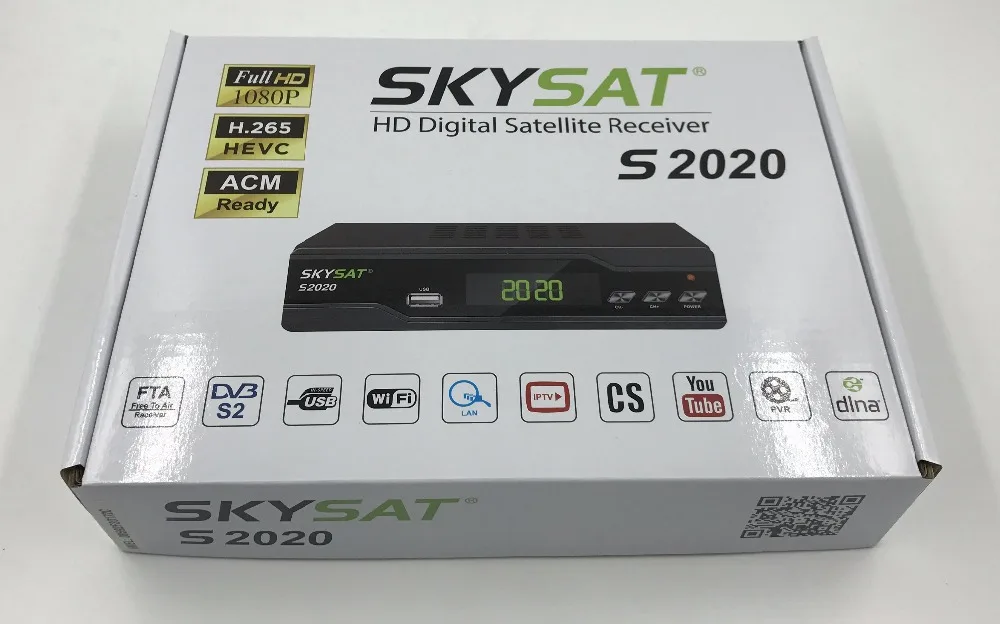 [Подлинный] SKYSAT S2020 Twin спутниковый тюнер ИКС SKS ACM IPTV M3U H.265 наиболее стабильный