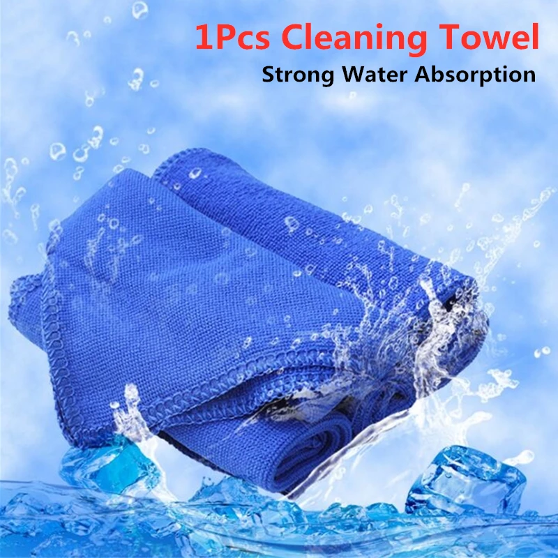 

FIRECLUB 1Pcs Cleaning Auto Soft Cloth Washing Cloth Towel Duster 30x30cm Car Home Clean Fiber Strong Water Absorption Towel