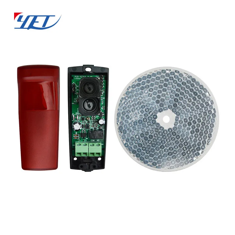 

Free shipping cost !!New arrrival 15 sets 12-24v AC/DC Mirror Reflecting Photocell Infrared Sensor YET611