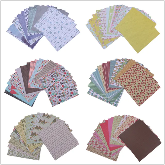 Best Offers 24 Sheets 6" Single-Side Printed 12 Patterns Creative Papercraft Art Background Paper Pad Handmade Card Making Scrapbooking Kit Best Offers 24 Sheets 6" Single-Side Printed 12 Patterns Creative Papercraft Art Background Paper Pad Handmade Card Making Scrapbooking Kit