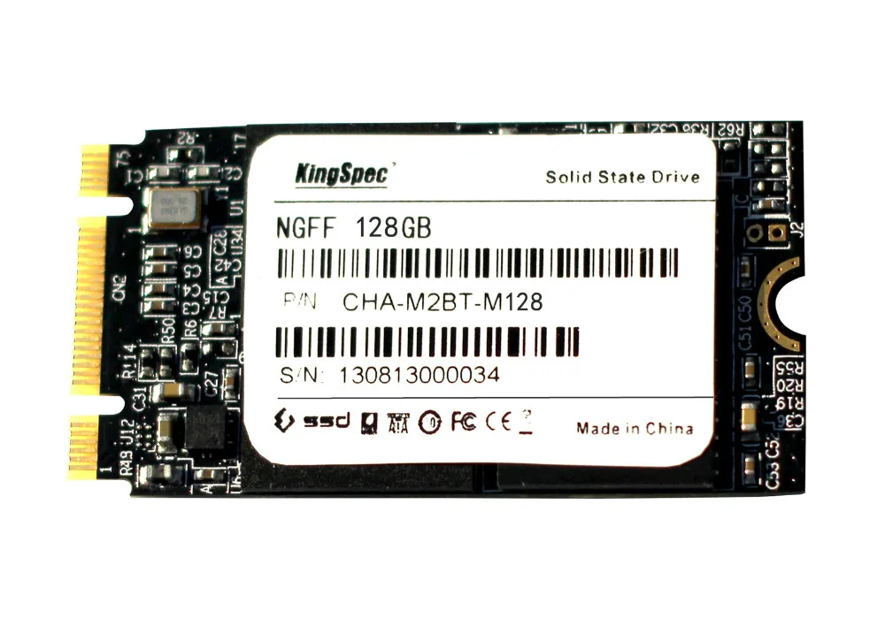 2014 Sale Kingspec 42*22mm Slim NGFF SSD 64GB Pcie msata Solid State