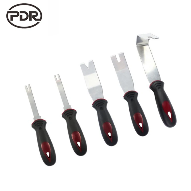 US $25.77 Pdr Tools Pry Tool Set Auto Panel Door Trim Upholstery Clip Remover With Original Box Stainless Steel Car Modification 5 Pcs