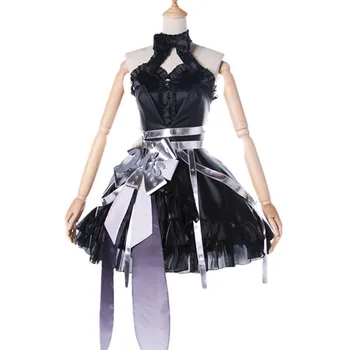 

Free shipping Anime Cartoon Halloween LoveLive! cosplay Minami Kotori cosplay Arcade game play clothes Gothic black costume