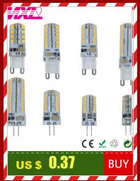 10 шт. LED лампада G9 G4 лампы переменного тока 220 В Bombillas 360 градусов прожектор SMD 2835 свет заменить галогенная лампа для люстры