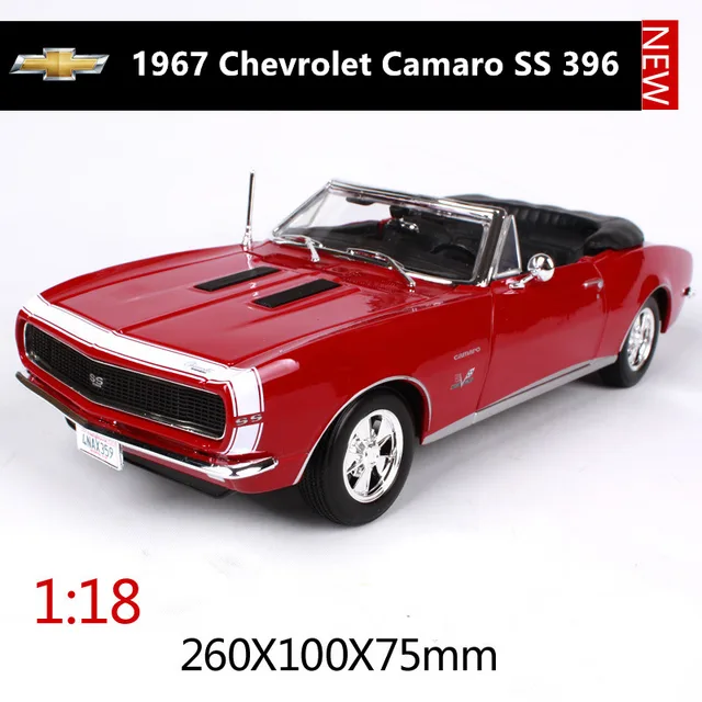 1967 Chevrolet Camaro SS 396 Maisto 1:18 Scale Diecast Model Collectible Car NEW