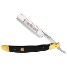 Круглая бритва, прямая бритва, готовая бритва, нож из нержавеющей стали, лезвие из черного дерева, ручка для мужчин, бритье