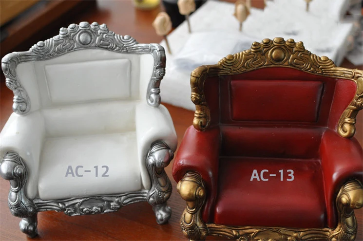 

Armchair Dolls 1/6 Scale Action Figure Accessories Retro Long/Short Sofa Model for DIY Figure Toys