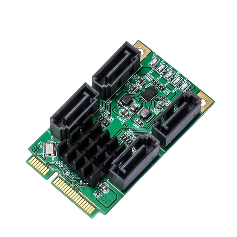 IOCREST-4-Port-SATA-III-6G-Mini-PCI-Express-Marvel-88SE9215-Controller-Card (4)