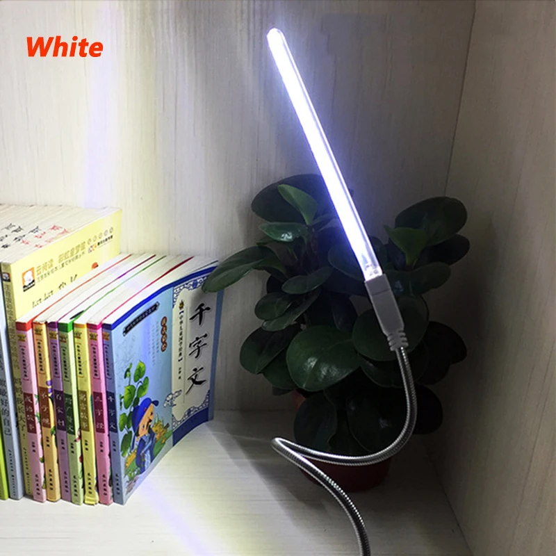 Портативный свет 24 Светодиодная лампа для чтения Читальная лампа USB Студенческая книга свет для внешнего аккумулятора ноутбука аварийный ночник
