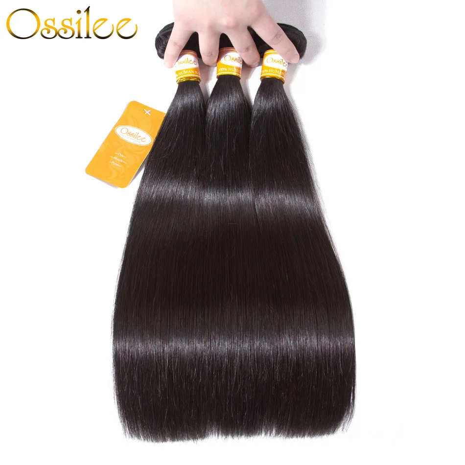 Ossilee Straight Hair Bundles with Frontal Lace Frontal Closure with Bundles Brazilian Remy Hair 3 Bundles with Frontal Closure Ossilee Straight Hair Bundles with Frontal Lace Frontal Closure with Bundles Brazilian Remy Hair 3 Bundles with Frontal Closure