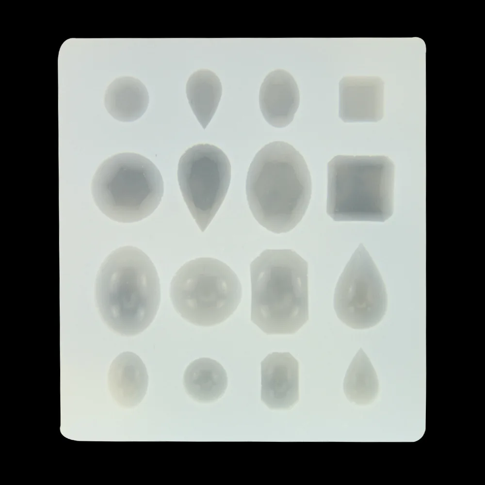 Crystal Silicone Geometric Jewelry Pendant Mold Ornament Mould Resin