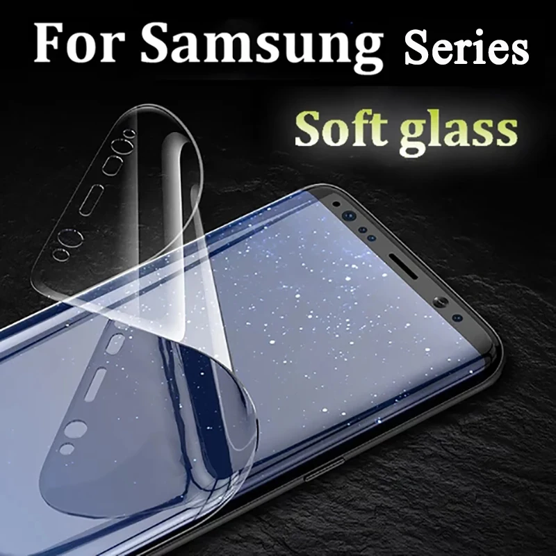 

For samsung s9 plus soft protection galaxy s7 s6 s8 s9 edge plus sansung 9s 6 8 tup screen tremp soft glas protective film