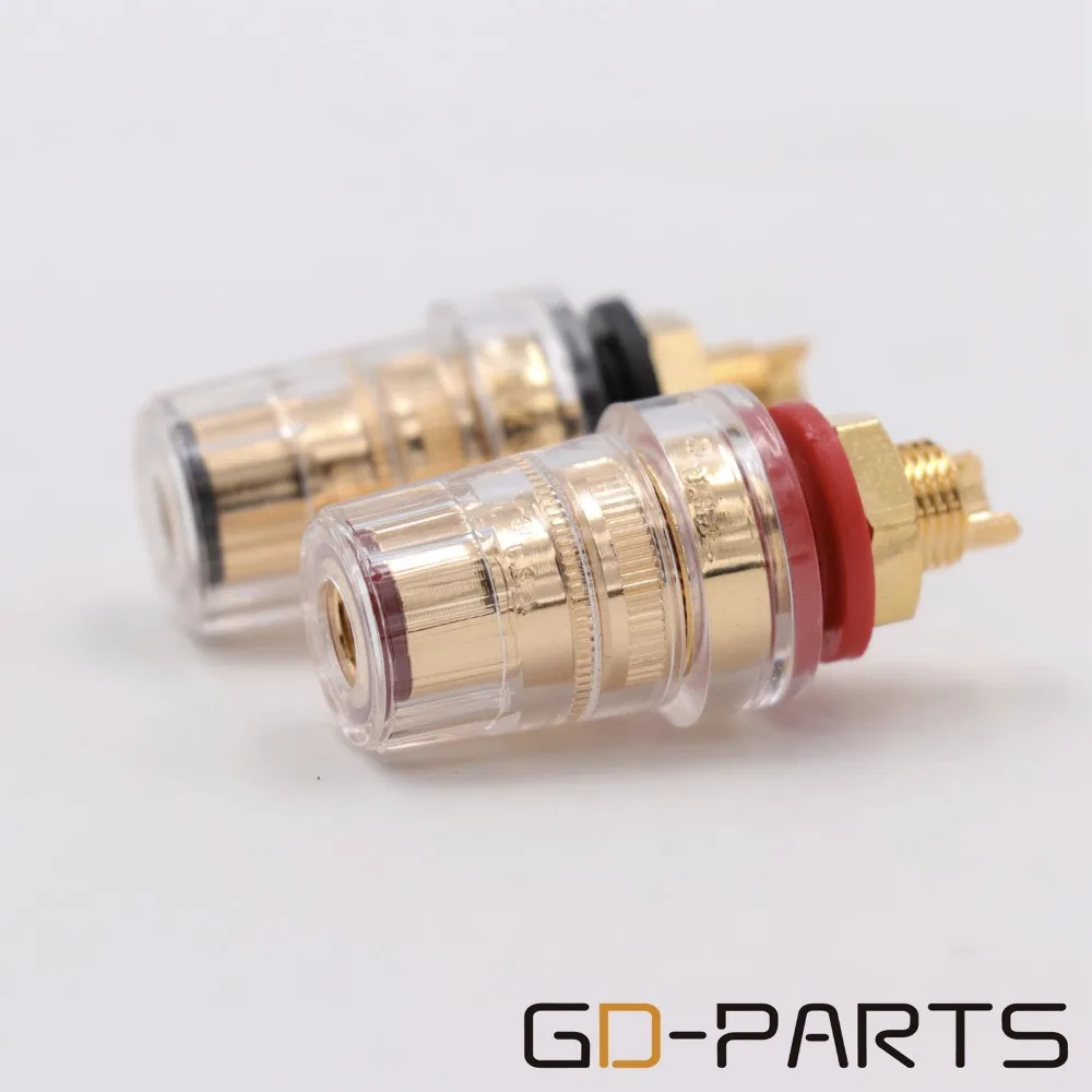 GD-PARTS CMC 858S-G позолоченный OFC латунный динамик связывающий пост разъем банан разъем терминал короткая резьба