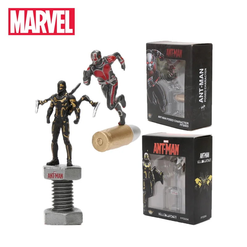 5-7 см Marvel игрушки Мстители эндшпиль мини муравей ОСА желтая куртка ПВХ Фигурки супергероя Коллекционная модель кукла игрушка антман