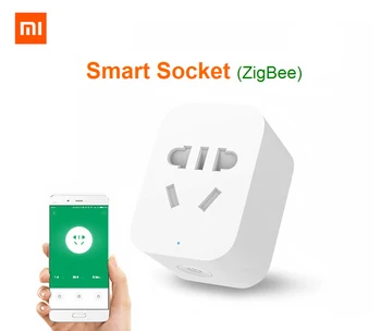 

Xiaomi Mi Mijia ZigBee Smart Socket WiFi Wireless Control Switches Gateway2 Timer Plug for Android IOS work with Mi home App